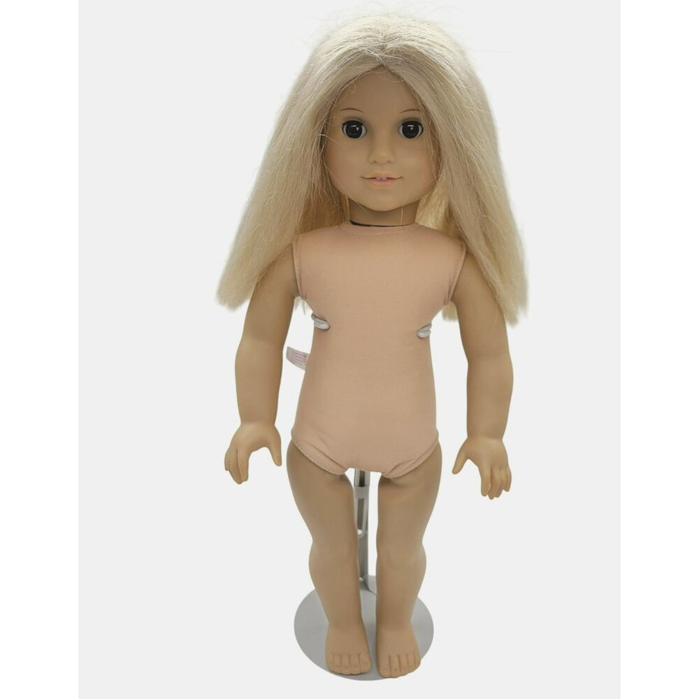 American Girl Doll 18" Blonde Hair Brown Eyes 2008 Cloth Body Vinyl Limbs